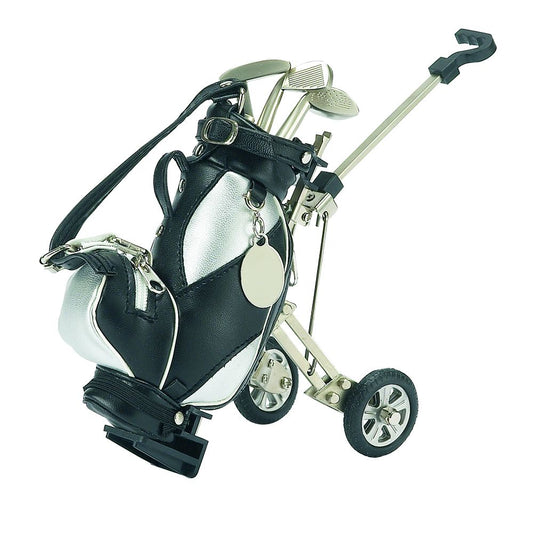 Golf Cart Style Pen Set & Holder-1