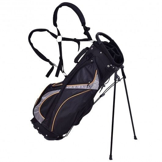 9 Inch Golf Stand Bag Divider Carry Pockets Storage-3