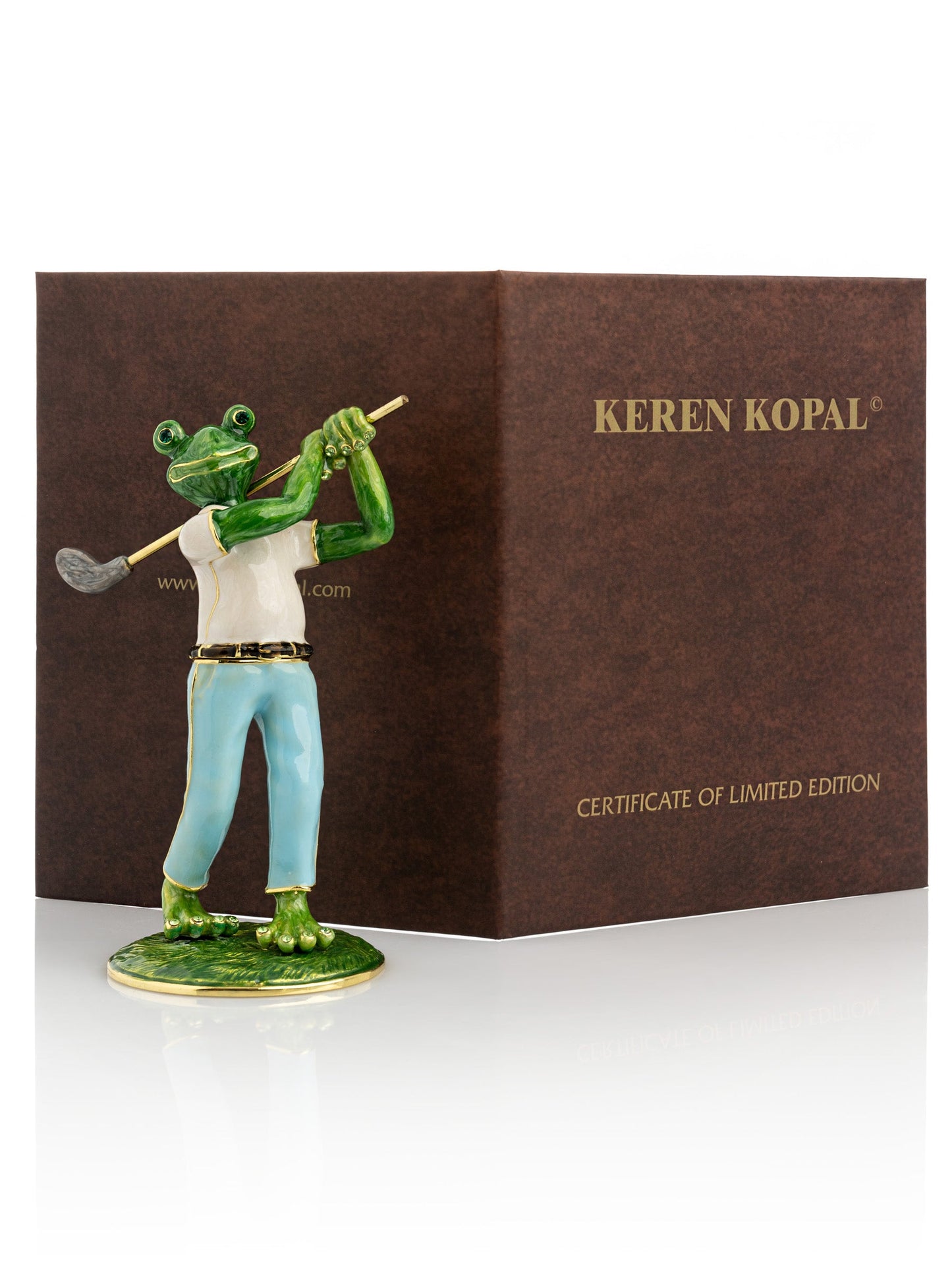 Frog Playing Golf-2