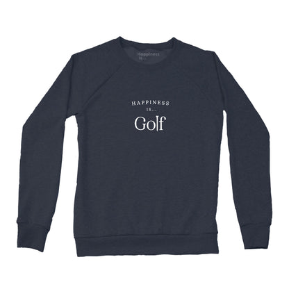 Women's Golf Crew Sweatshirt, True Navy-0