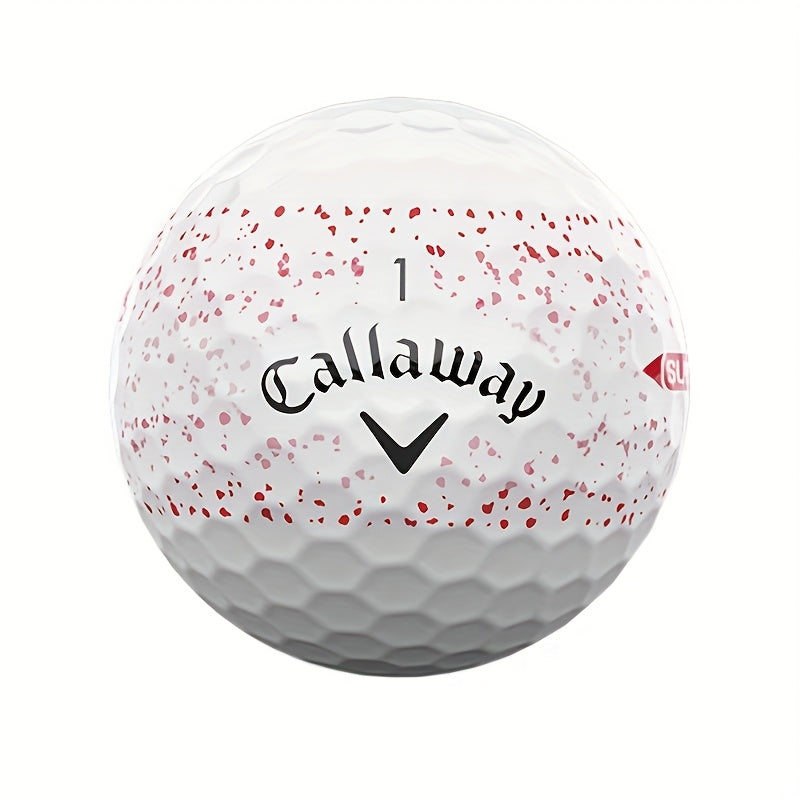 Splatter 360 Red Rubber Golf Balls (12pcs)-4