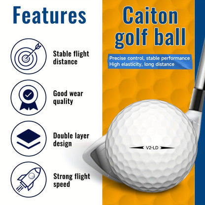 2-Ply Golf Balls with 332 Dimples (50pcs)-2